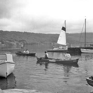 Sailing and canoeing on Coniston