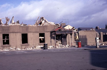 Workington - demolition of Central Hotel