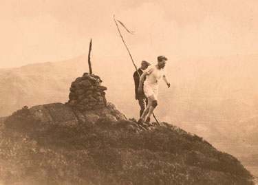 Fellrunning - At the Summit Cairn, Eskdale