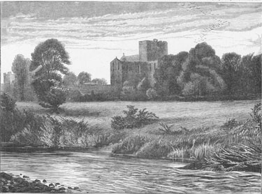 Lanercost Priory from the River Irthing