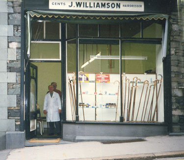 J.Williamson, hairdresser, Ambleside 