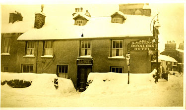 Royal Oak Ambleside in the snow