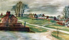 View: ct12283 Painting of Askham Village
